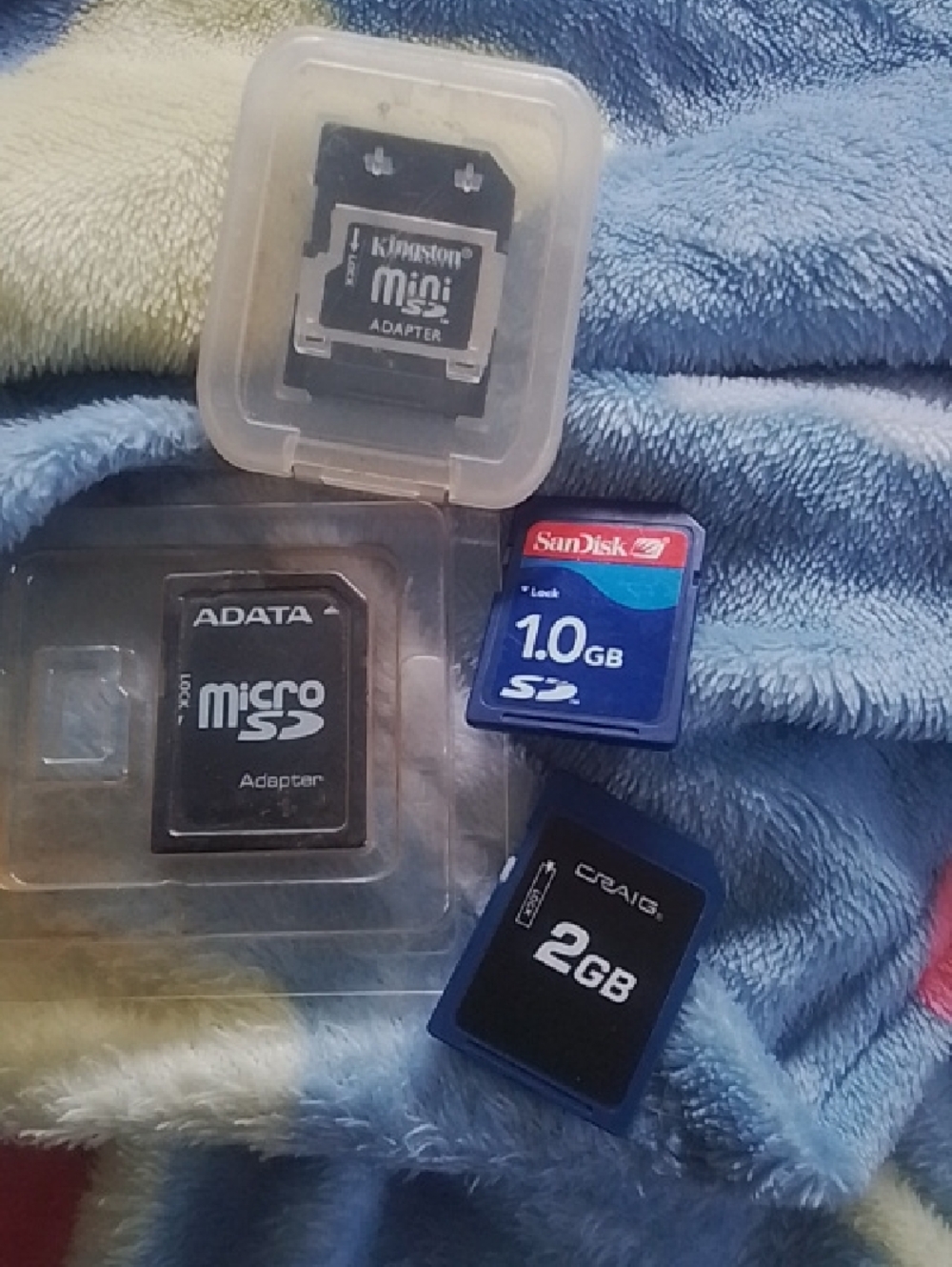 Andis Blue SD Memory Card with Multiple Adapters